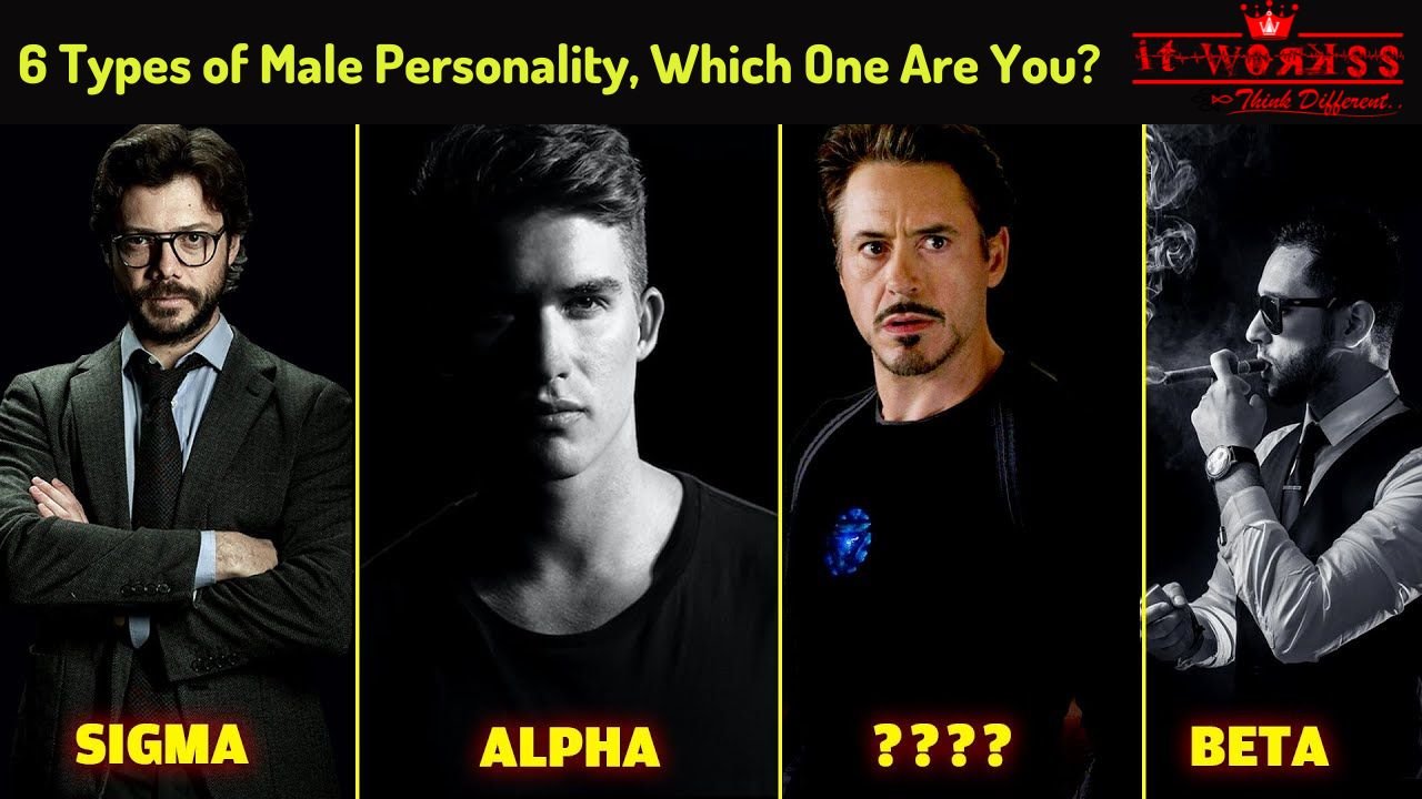 6 Types of Male Personality